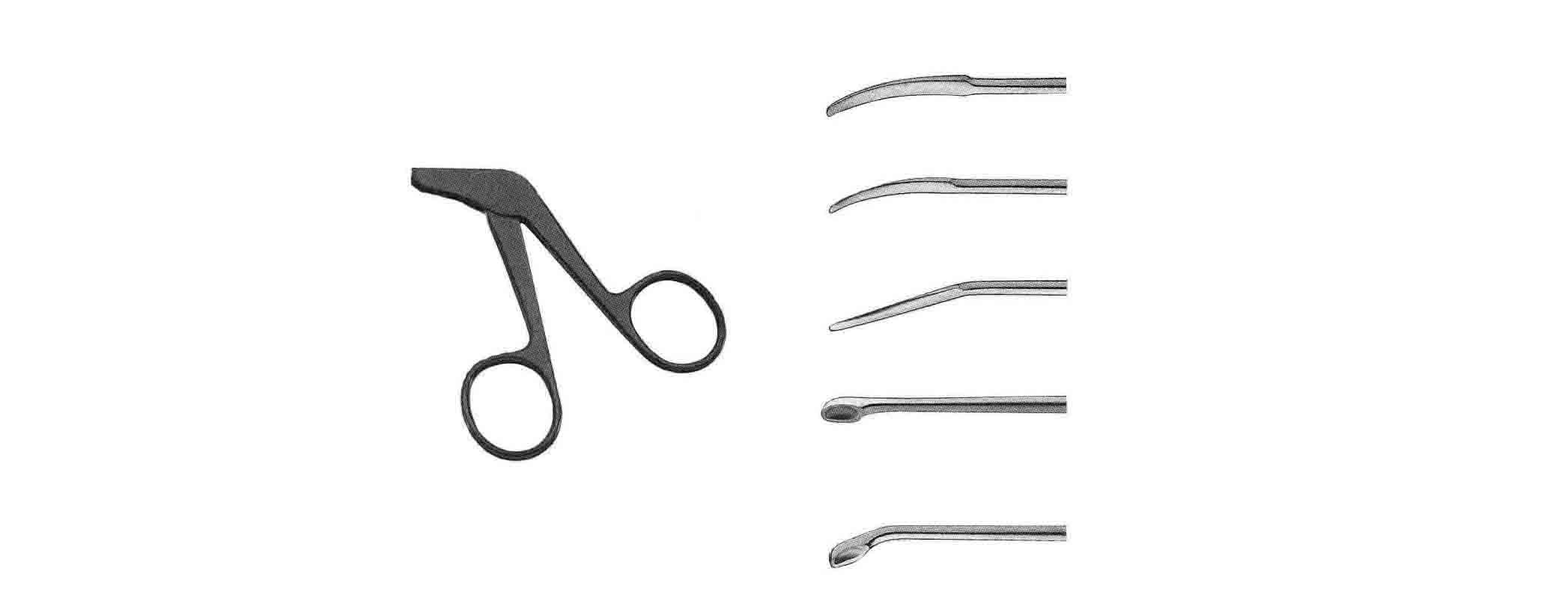 OVAL KÜRET DÜZ 1MM 23CM